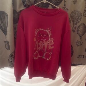 Hot pink Graphic Crewneck